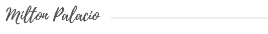 Milton Palacio signature
